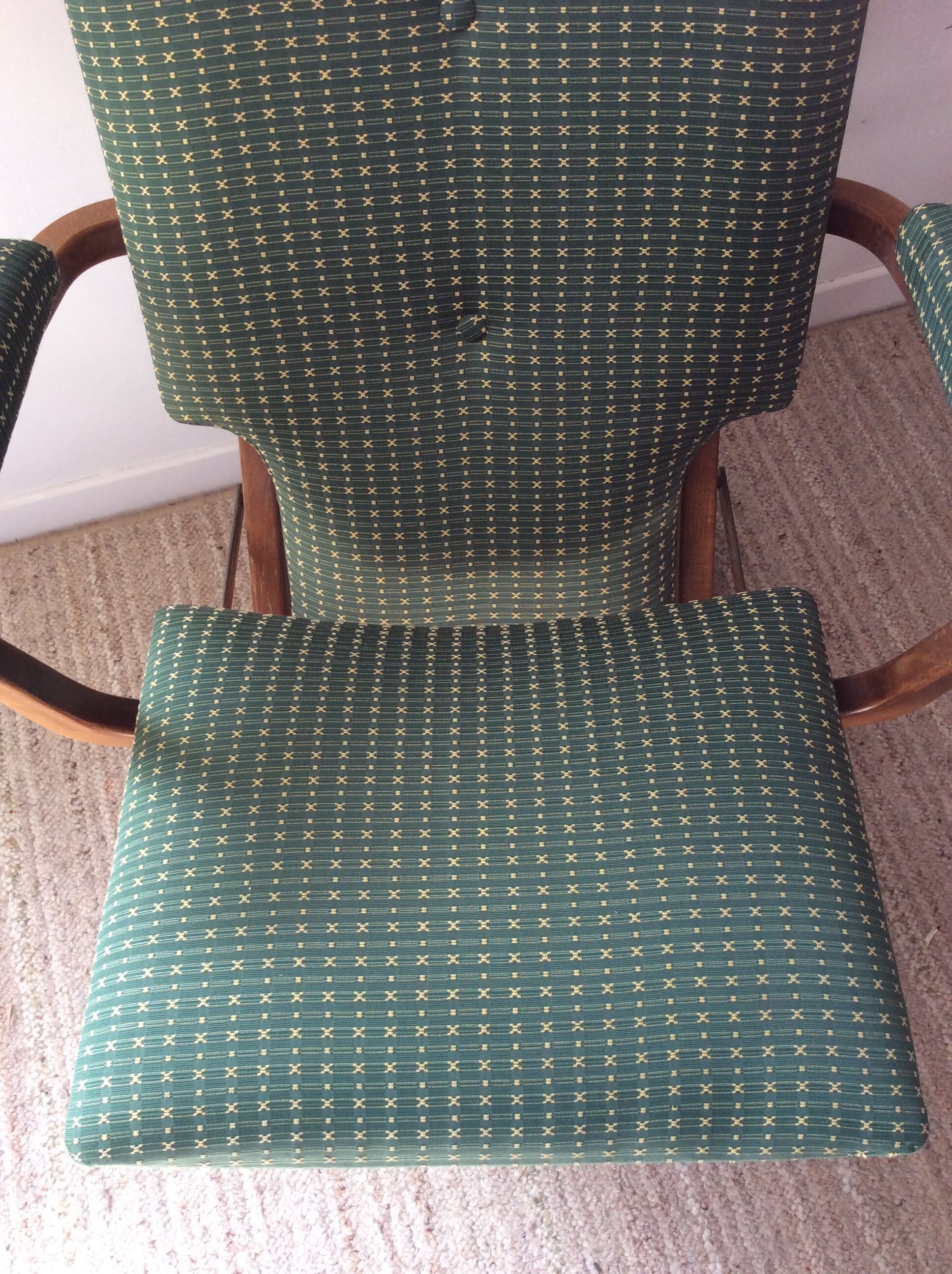 Folding armchair from the 50s