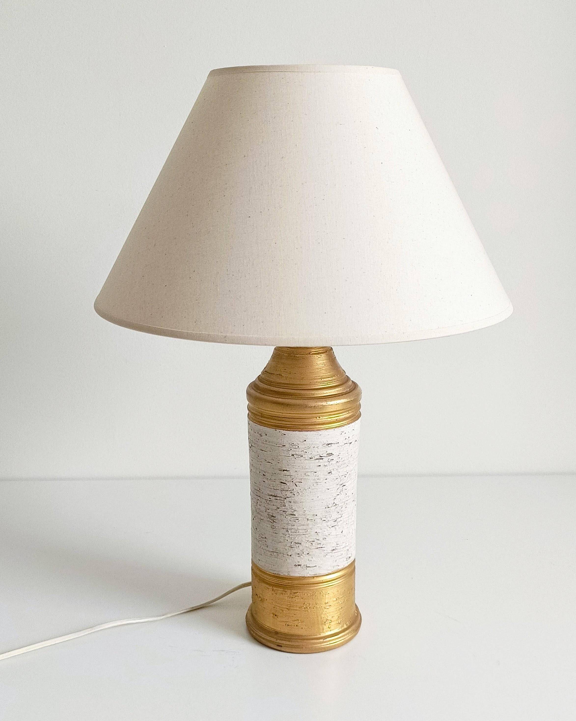 Aldo Londi Ceramic Table Lamp by Bitossi for Bergboms, Italy, 1970s