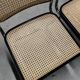 Pair of Marcel Breuer B32 Cesca black chairs