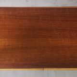 Vintage rattan wall shelf