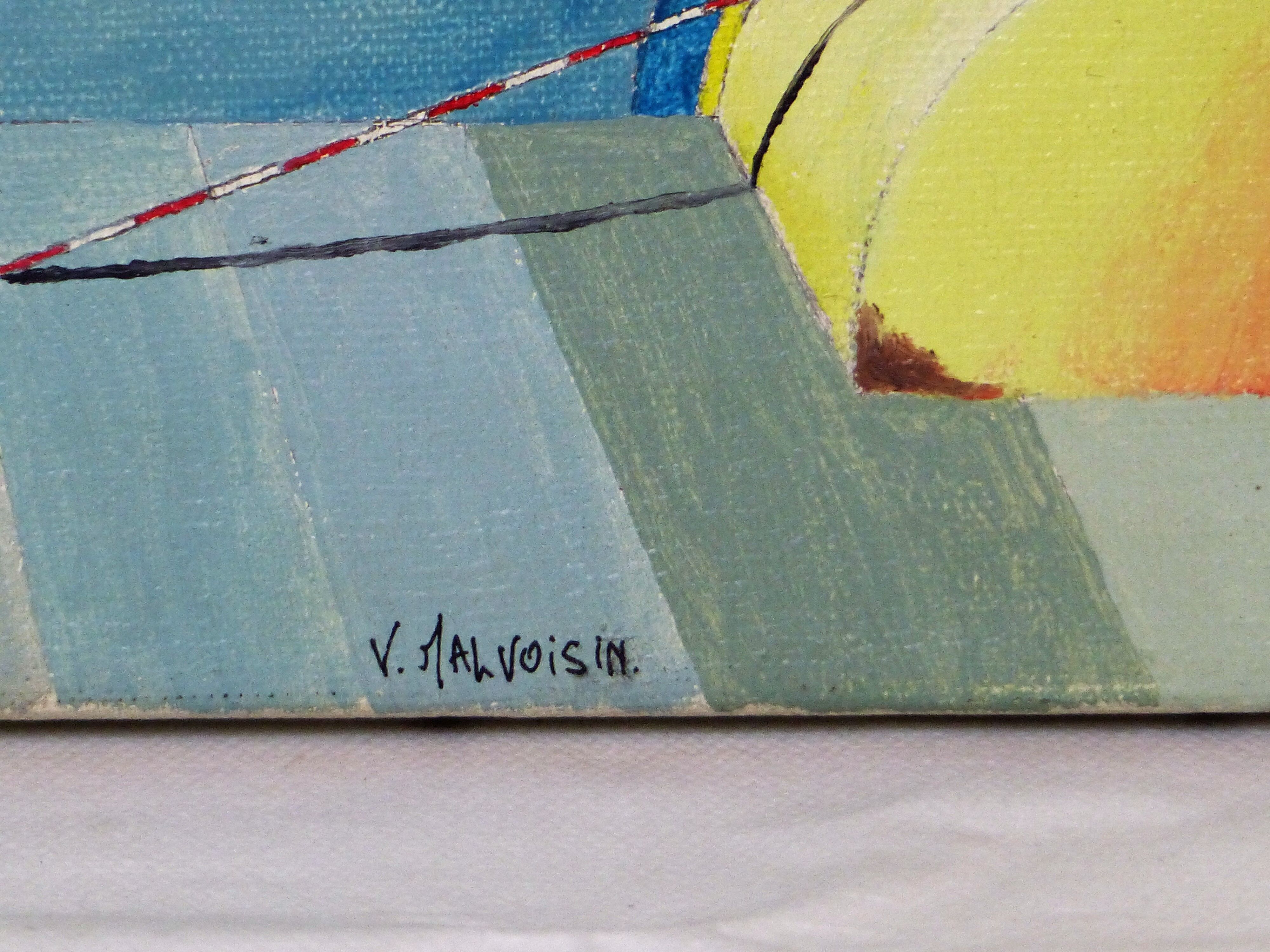 Painting by Vincent Malvoisin