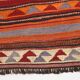 Rugs For Living Room Red & Brown Turkish Kilim Rug, 133x272Cm