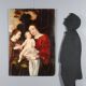 Ancient painting "The Mystic Marriage of Saint Catherine" 16th century