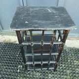Black bamboo shelf