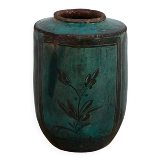 Ancient green jade vase (circa 1820) #31