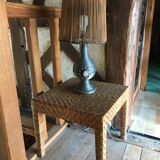 Metal bedside lamp