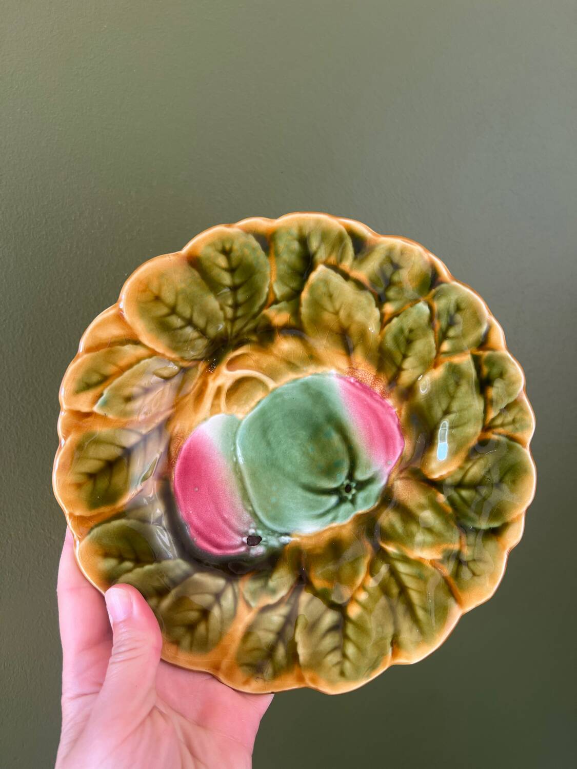 Sarreguemines slushie dessert plate