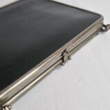 Old triptych barber mirror to pose