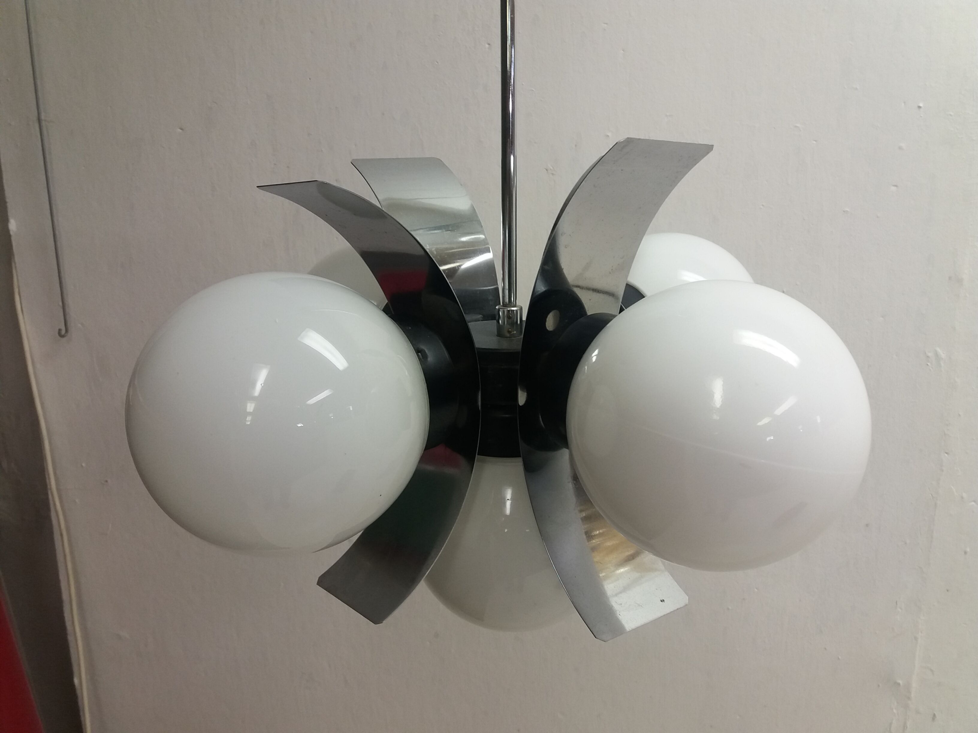 Mid-century chandelier/Napako, Czechoslovakia.