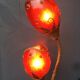 Carnival lamp in Fiber of Glass and Wicker