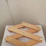 Wooden coat rack