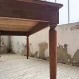 Turned leg cherry table 160cm