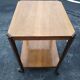 Rolling table serves vintage art deco TV table