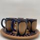 Cider service, Odetta HB Quimper, mugs and tray