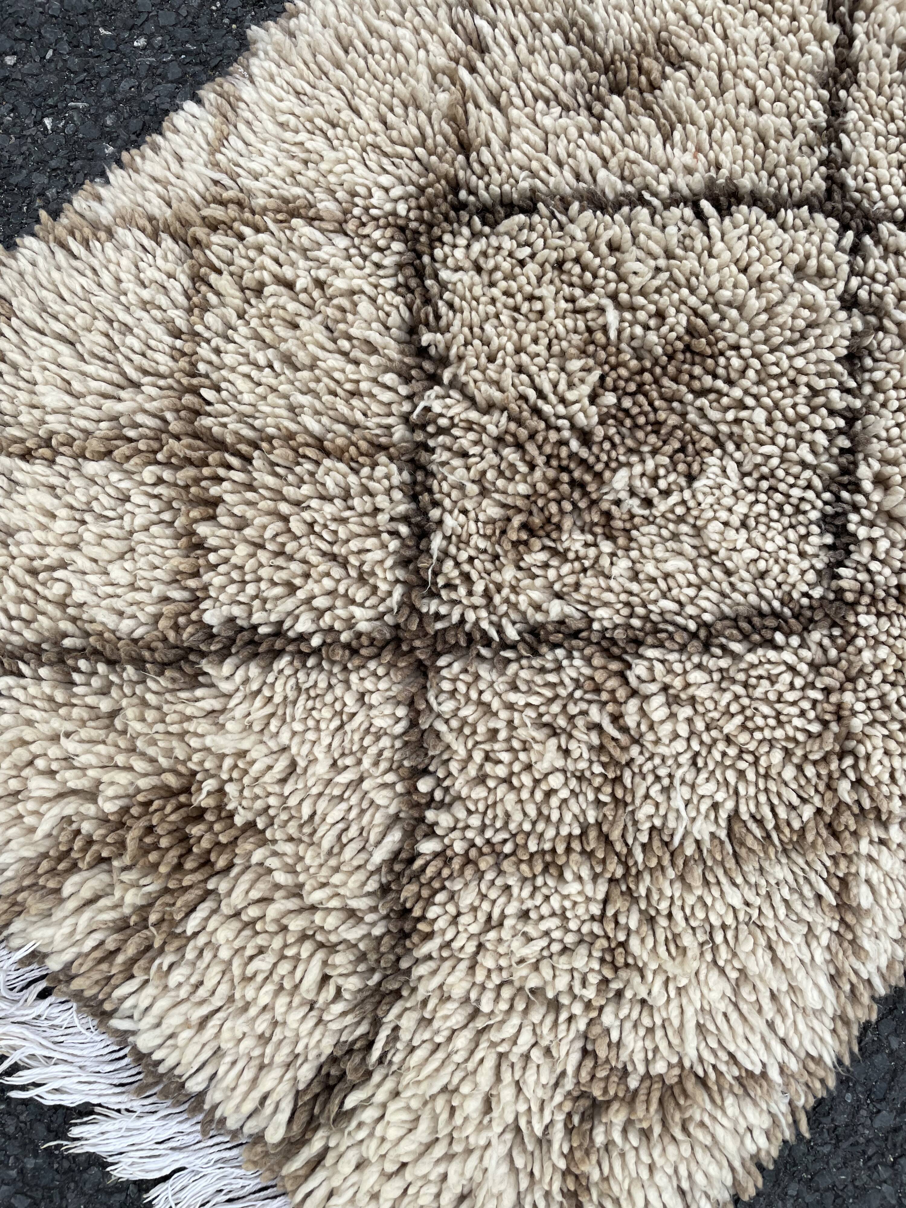 Moroccan berber carpet Beni Ouarain 65x200 cm