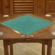 Art Deco game table in walnut from the 1930s.