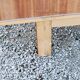 Vintage gold blond oak row 3 sliding doors