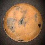 Ancien plat en terre cuite modelée Kabyle