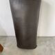 Modernist armchair in exotic wood and leather
