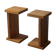 Pair of Scandinavian Modern, Brutalist Night Stands in Solid Pine, 1970s
