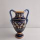 Vase balustre à anses faïence de Gien - Renaissance Bleu - H 28,5 cm
