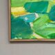 Original Swedish Oil on Canvas – “Early Summer Landscape” by Rolf Andersson – Signed – 2003 – Vintage & Framed – 24.5 × 24.5 cm