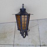 Ancienne lanterne potence extérieur fer forger
