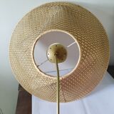 Lampshade suspension braided straw + fixing