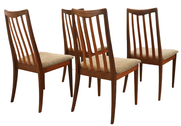 Set of 4 G-Plan dining chairs 'Dolau