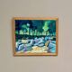 Original Swedish Oil On Canvas – “Landscape Composition” By Jarl Lindblad – Dated 1998 – Vintage & Framed – 43.5 × 51 Cm (17.1" × 20.1")