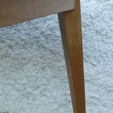 Dining room table with vintage compass legs 1950