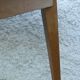 Dining room table with vintage compass legs 1950