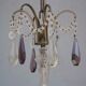 Pampille bronze chandelier and charm