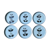 Assiettes à dessert en grès de L’Arnon