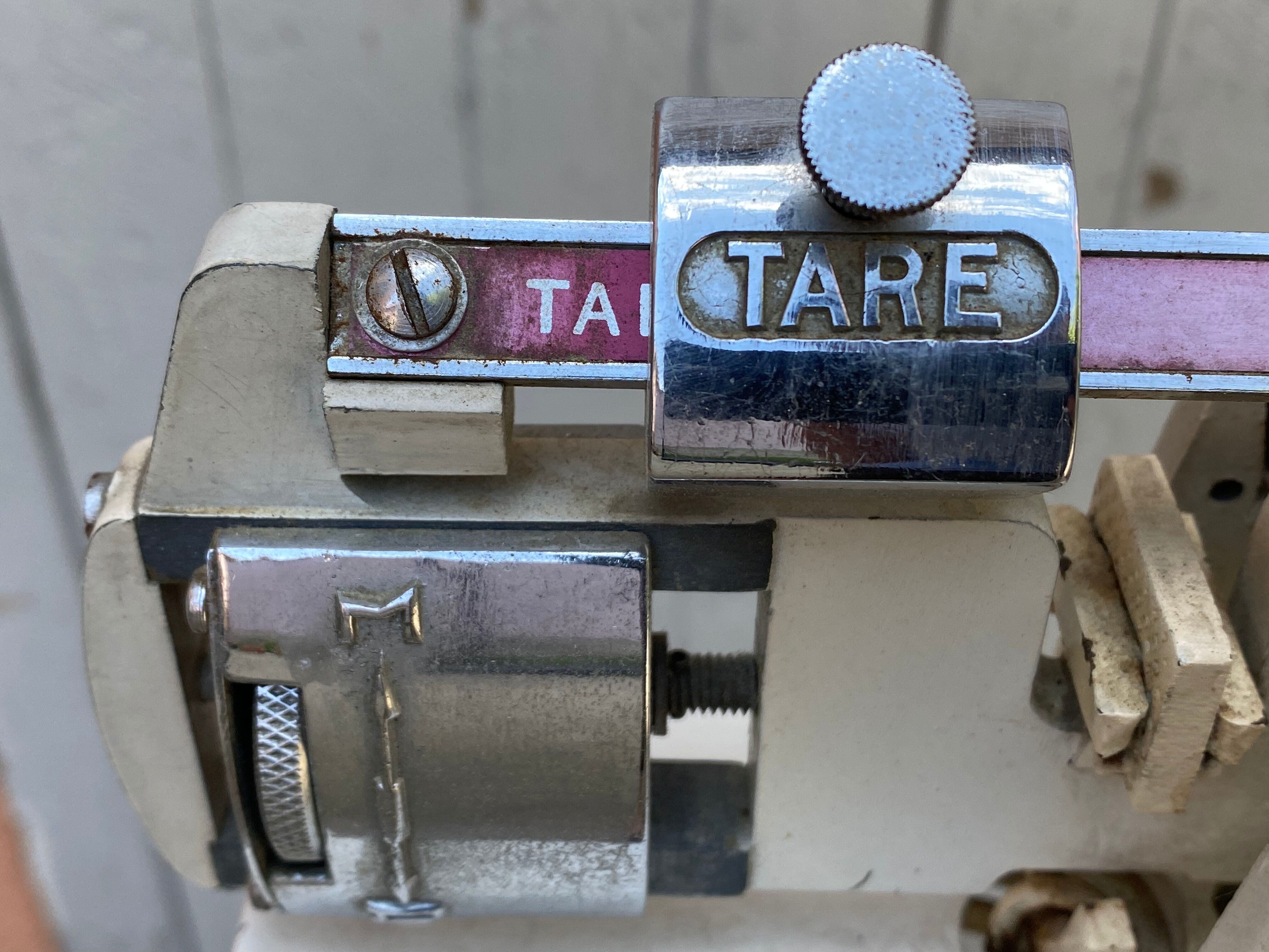 Testut Doctor's Scale Weighs Vintage Person