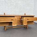 Vintage Oak Sideboard by Guillerme and Chambron for Your Home, 1960s