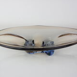 Mid-Century Art Glass Bowl by Zelezno Borske Sklo, 1960's