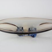 Mid-Century Art Glass Bowl by Zelezno Borske Sklo, 1960's