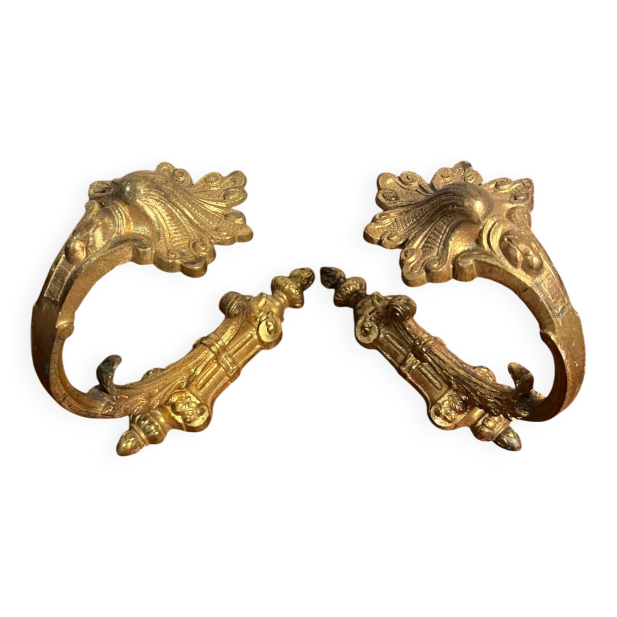 Bronze curtain tieback hook