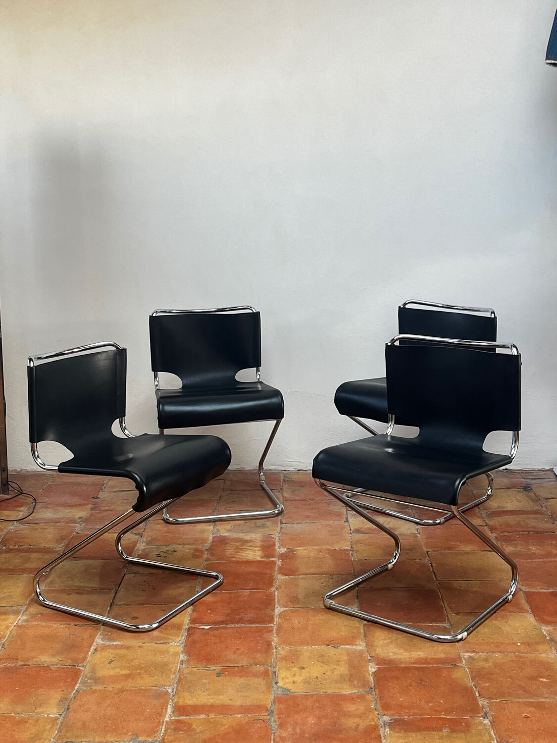 Set of 4 Biscia Chairs by Pascal Mourgue
