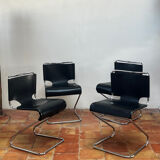 Set of 4 Biscia Chairs by Pascal Mourgue