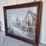 Vintage signed oil painting and unique artwork by Florence Wilkins Furst