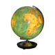 Large Illuminated World Globe Lamp Columbus Fifties
