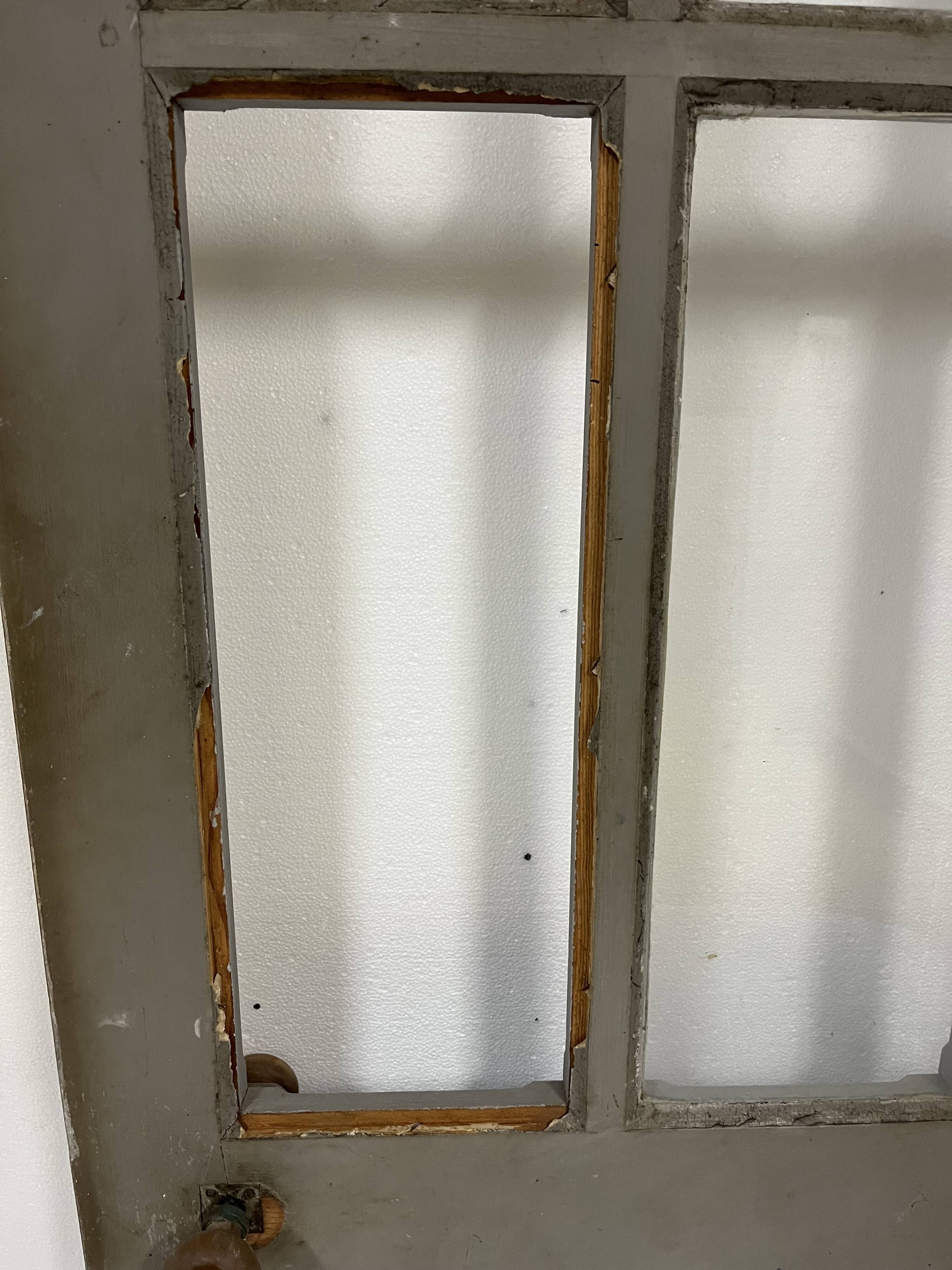 Old glass door from the early 20th century
