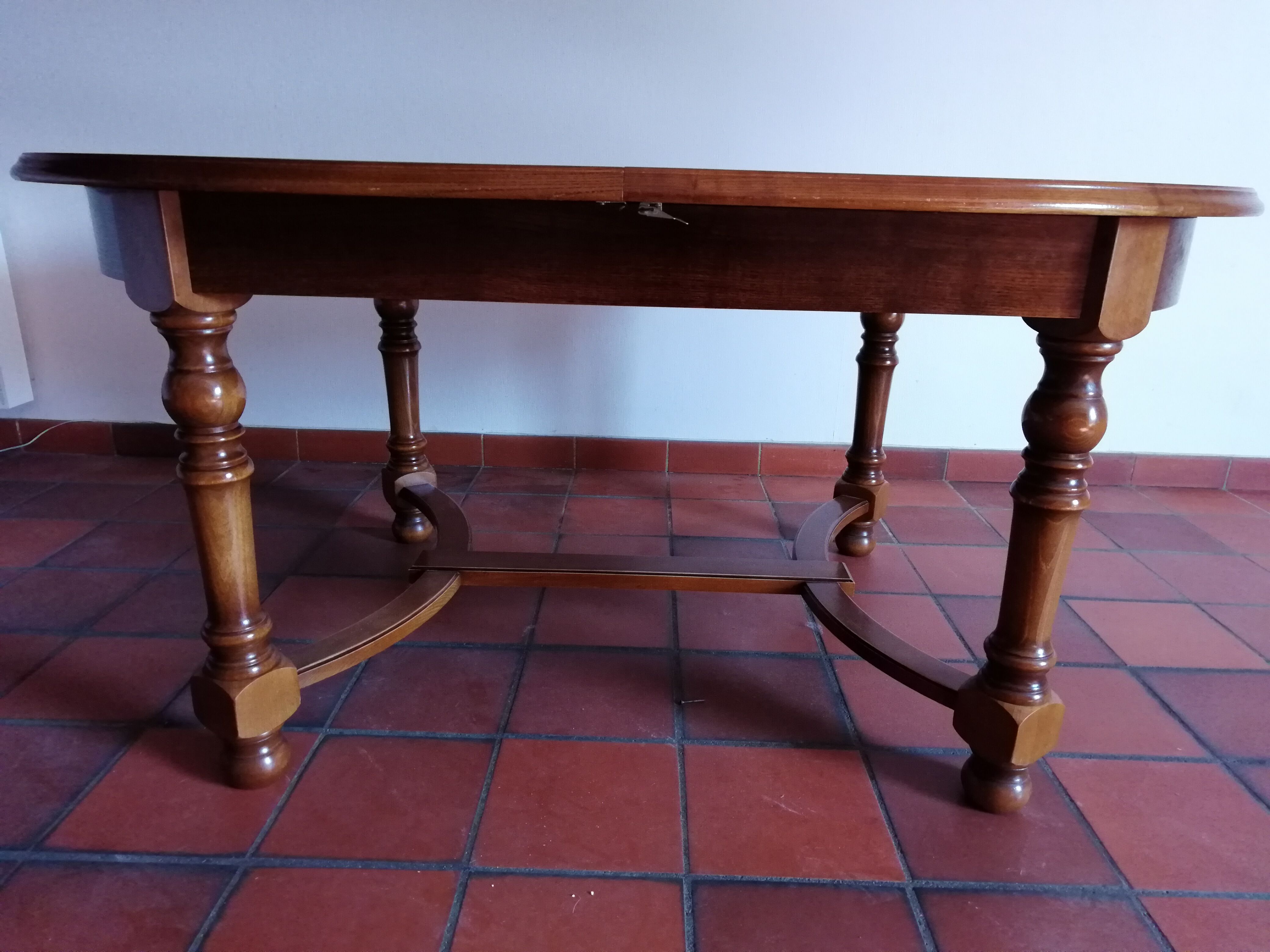 Solid wood dining table