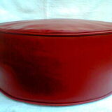 Pouf in faux-leather