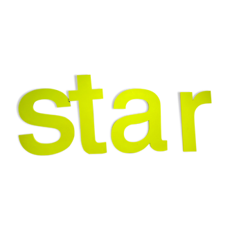 Letters star sign