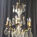 Old chandelier with tassels
