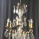 Old chandelier with tassels