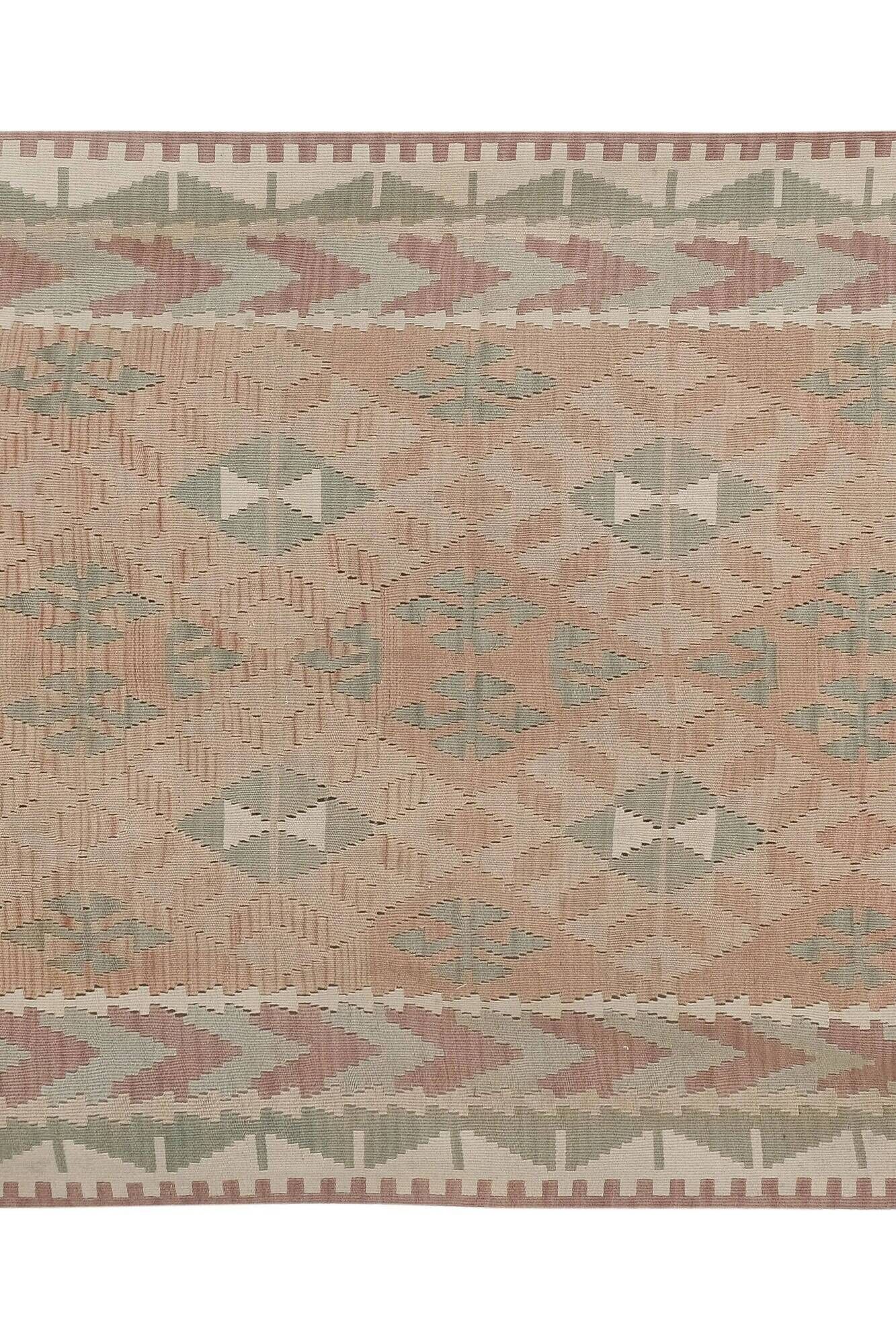 Vintage Turkish kilim, handwoven, 137x232 cm.